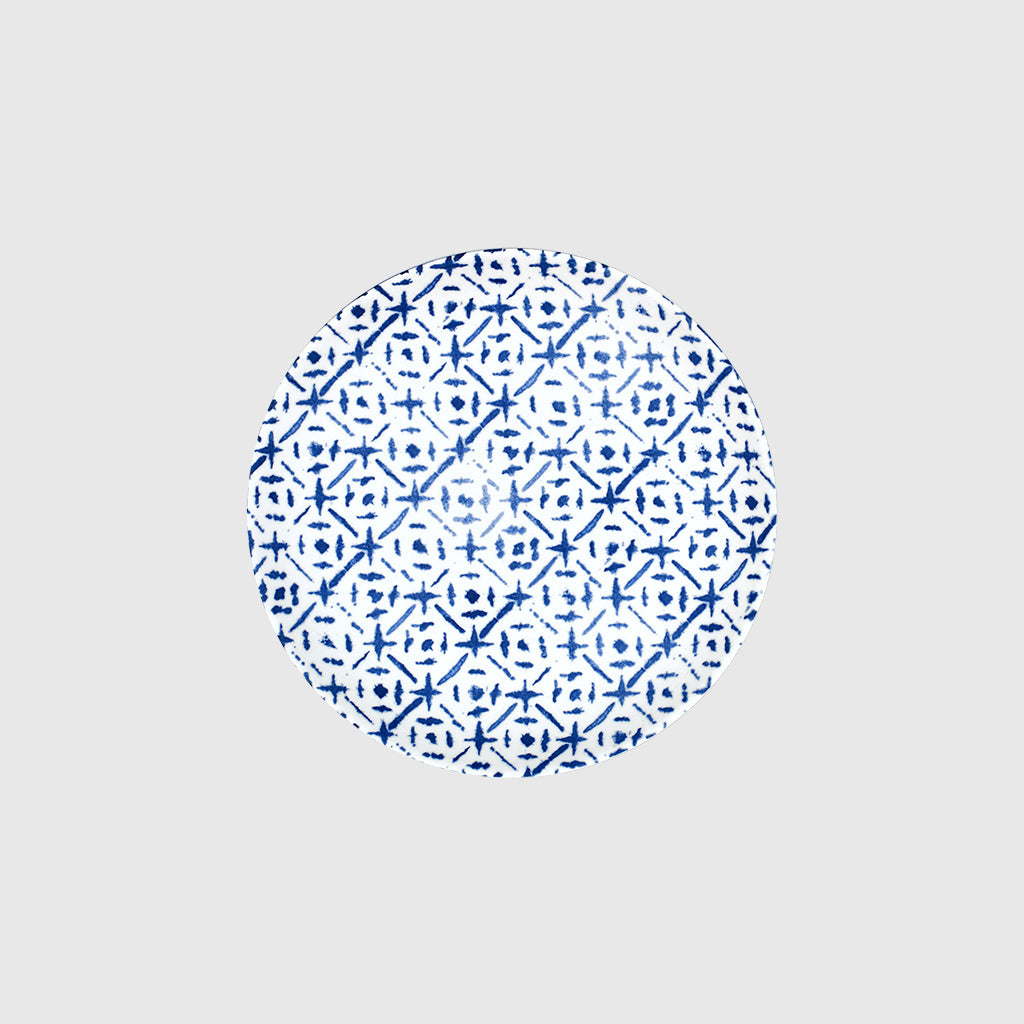 Dessert Plate Indigo Tile 