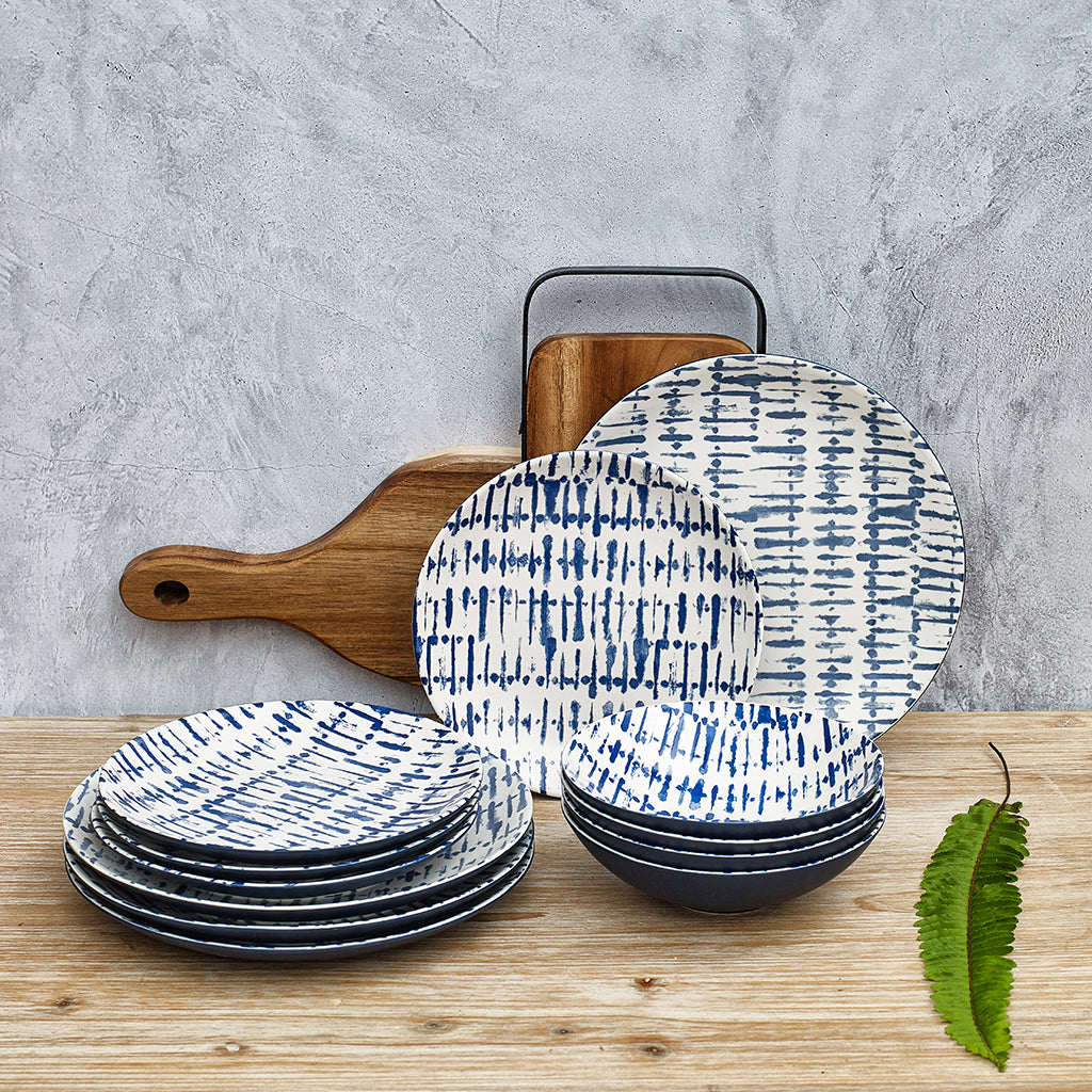 Tiefe Teller Indigo pure