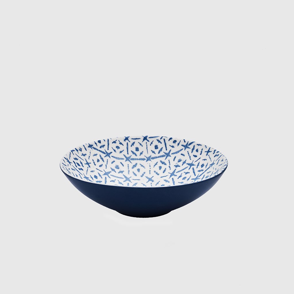 Tiefe Teller Indigo Tile