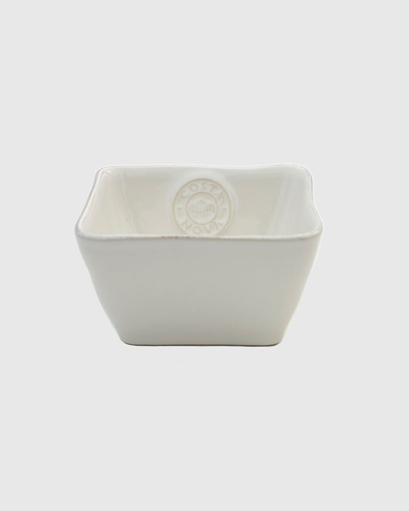 Vajillas Costa Nova Bowl cuadrado Nova White