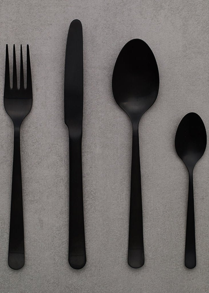 Herdmar Set 4 cubiertos Tribeca Black Matte