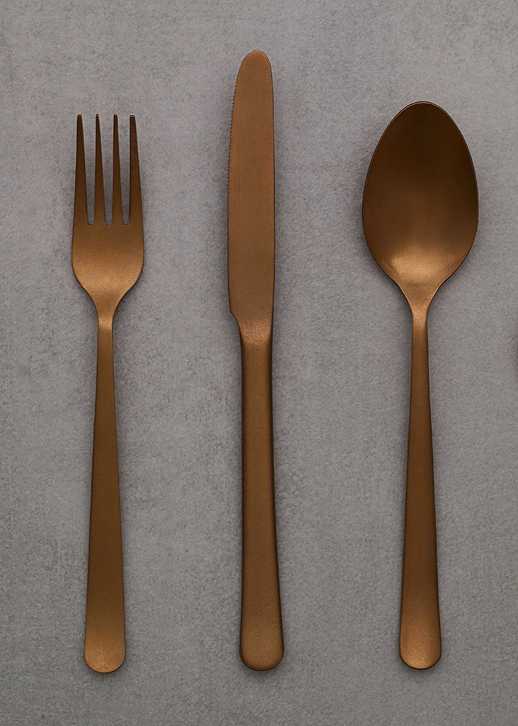 Herdmar Set 4 cubiertos Tribeca Vintage Copper