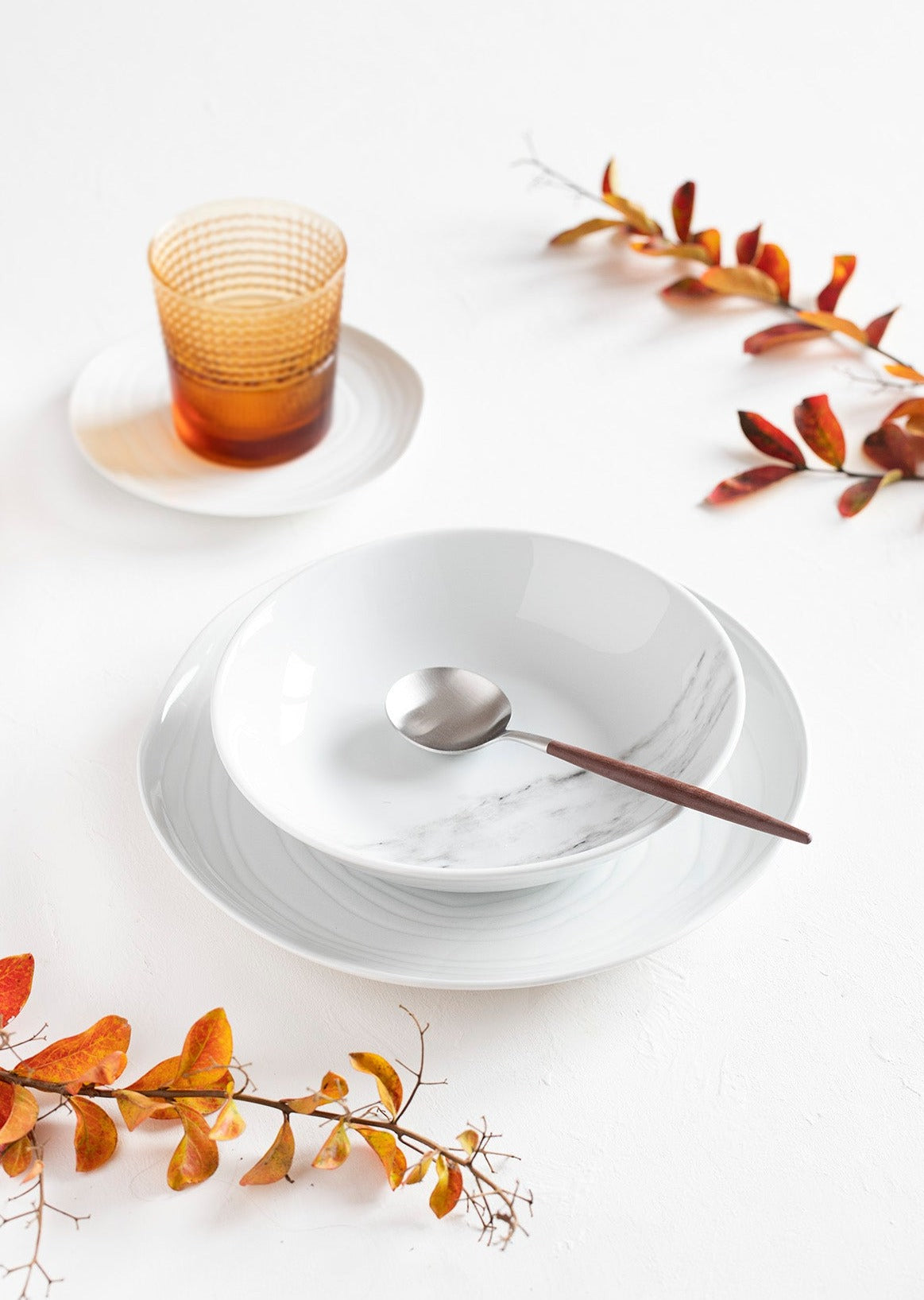 Marble 12-piece dinner set