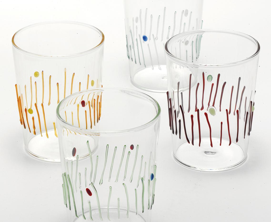 Set mit 4 Gläsern Quattro Stagioni